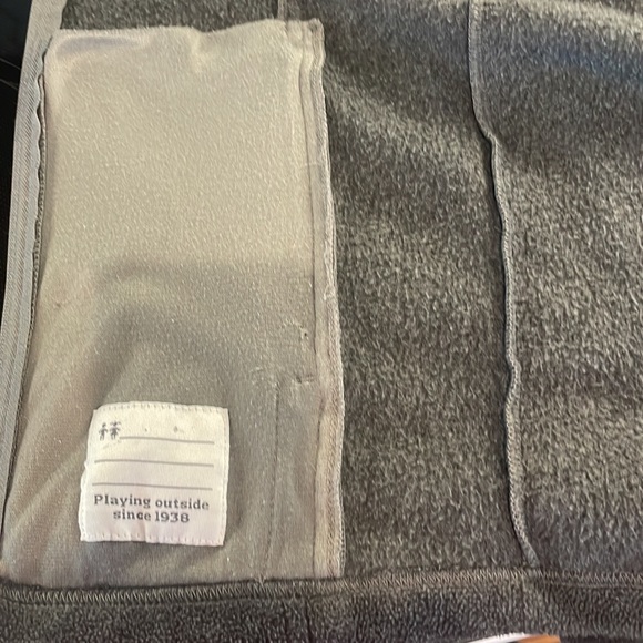 Columbia fleece jacket hood full zipper charcoal gray size L unisex - Picture 10 of 12